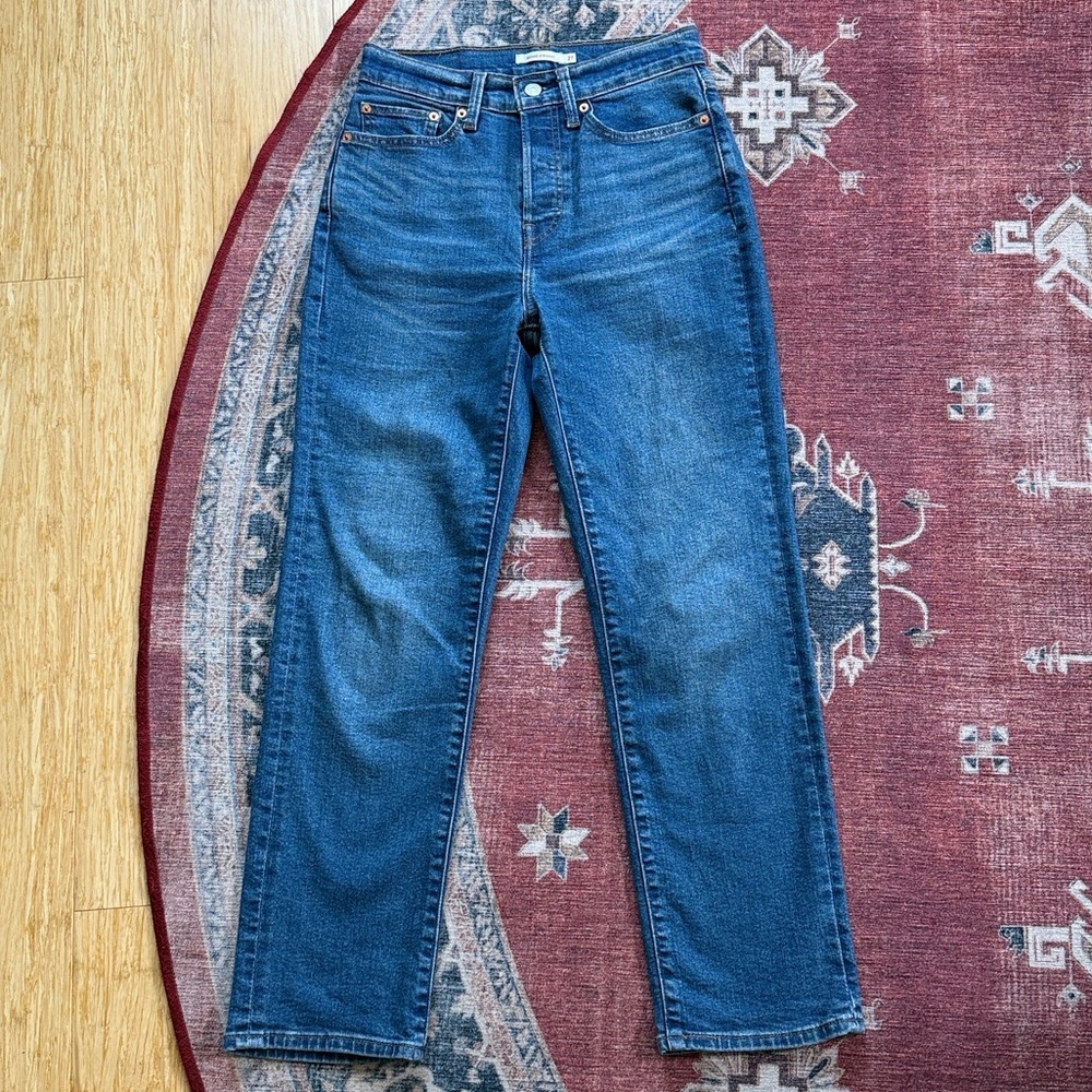 LEVI’S Button-fly Wedgie Straight Jeans Size 27 - Picture 11 of 11